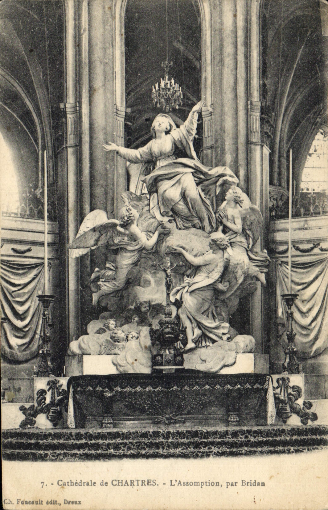 CPA Cathedrale de Chartres L'Assomption par Bridan 