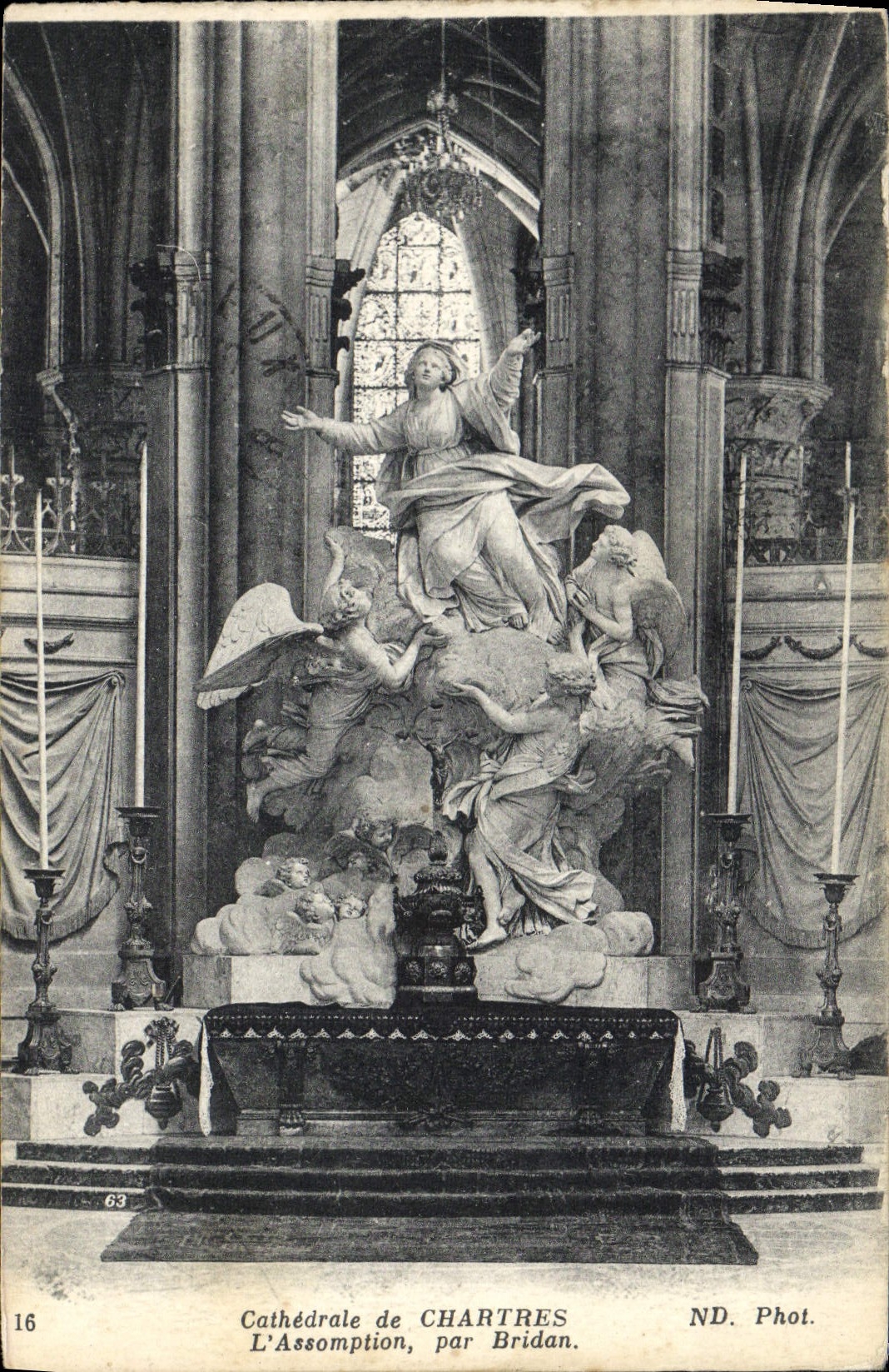 CPA Cathedrale de Chartres L'Assomption par Bridan 