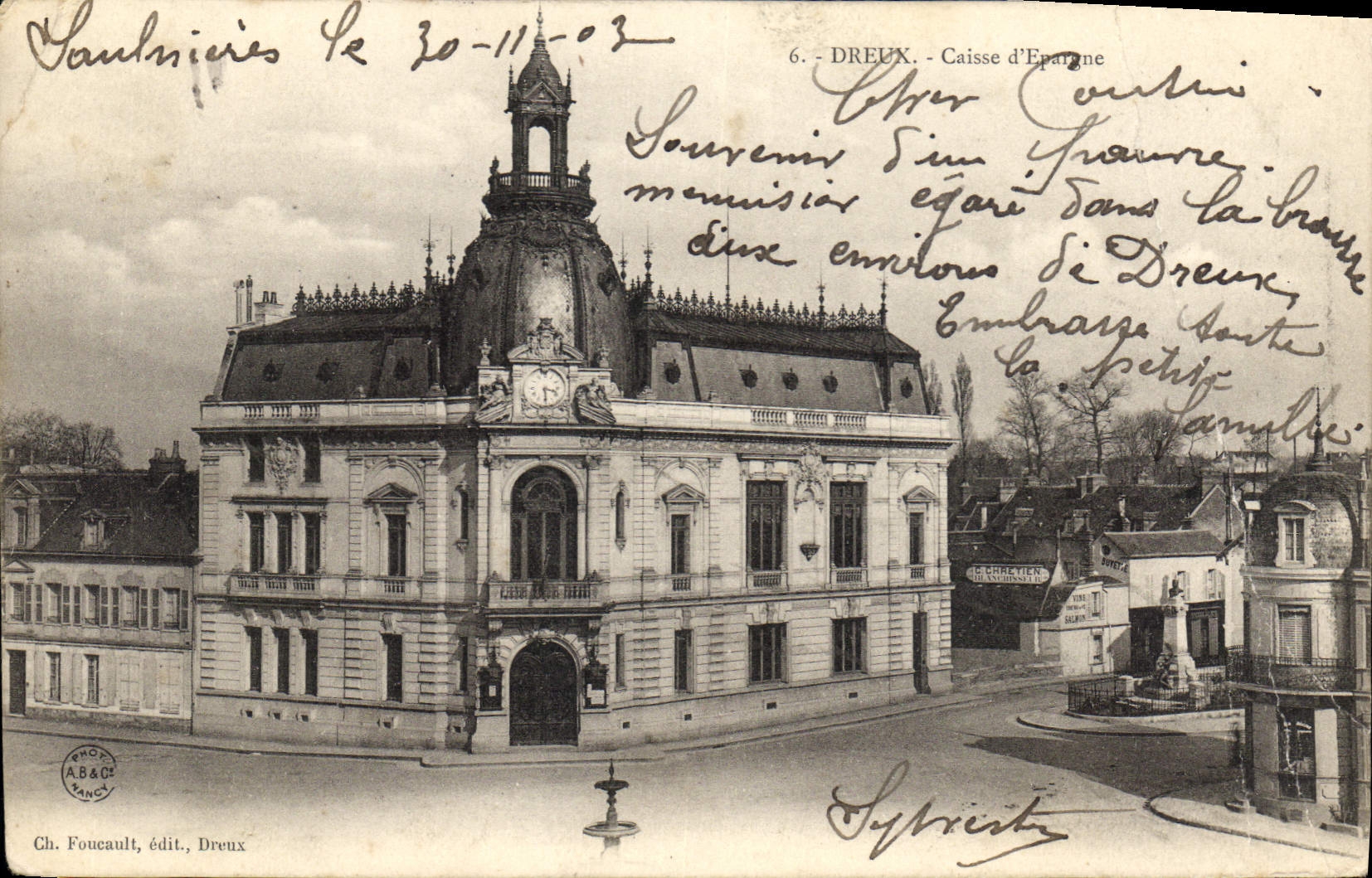 CPA Dreux Caisse d'Espargne 