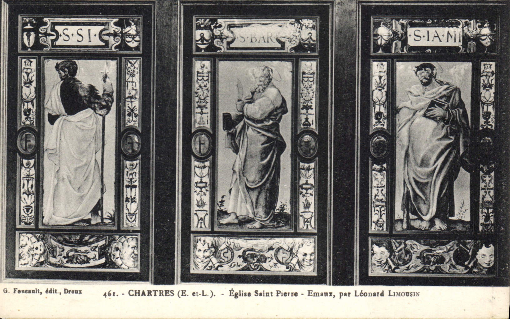 CPA Chartres E et L Eglise Saint Pierre 