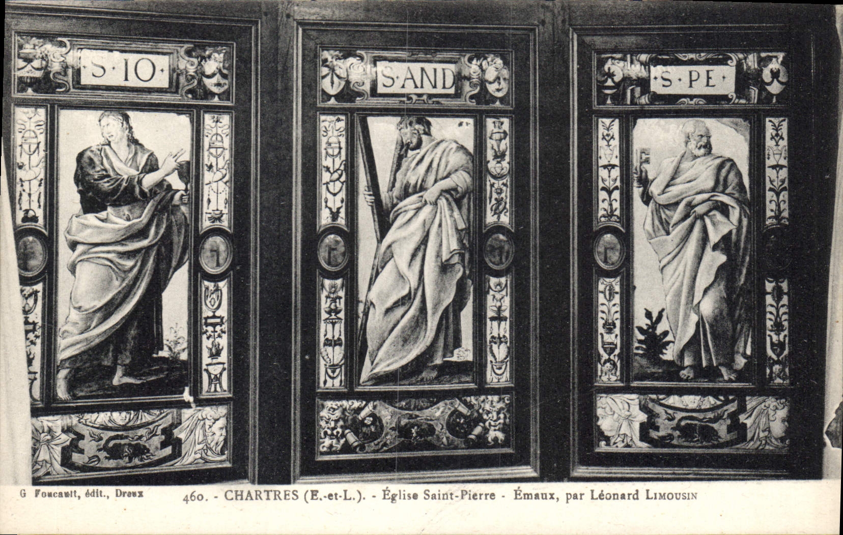 CPA Chartres E et L Eglise Saint Pierre 