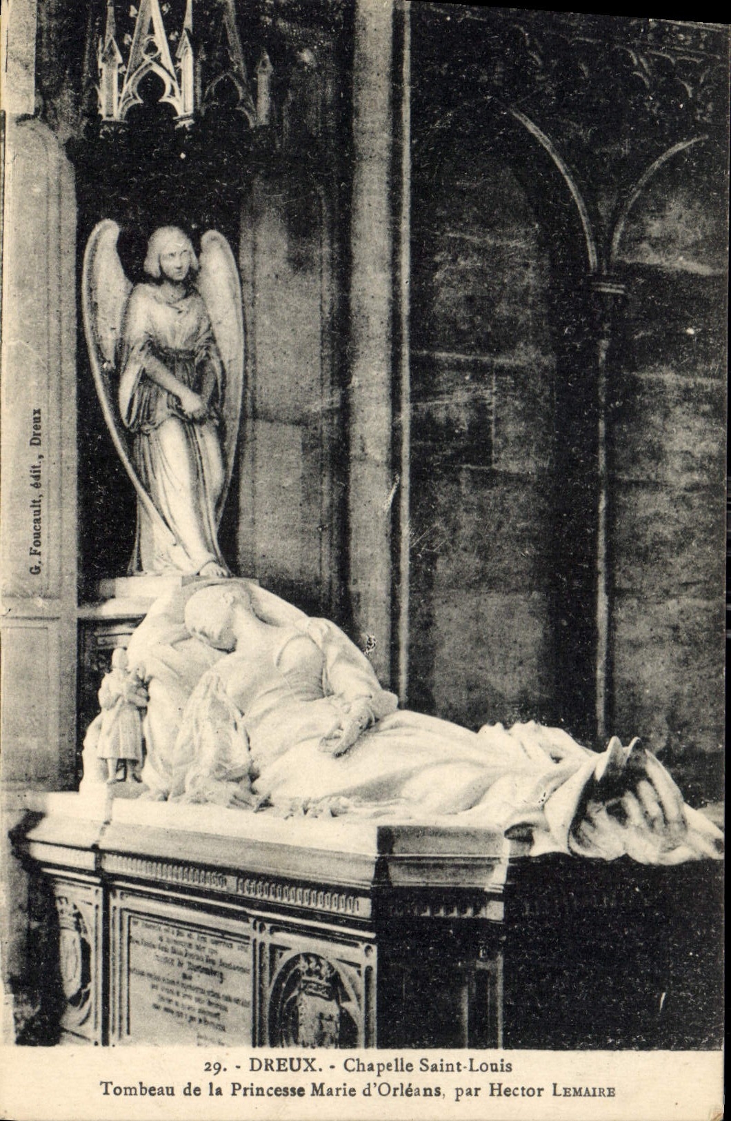 CPA Dreux Chapelle Saint Louis Tombeau de la Princesse Marie d'Orleans par Hector Lemaire