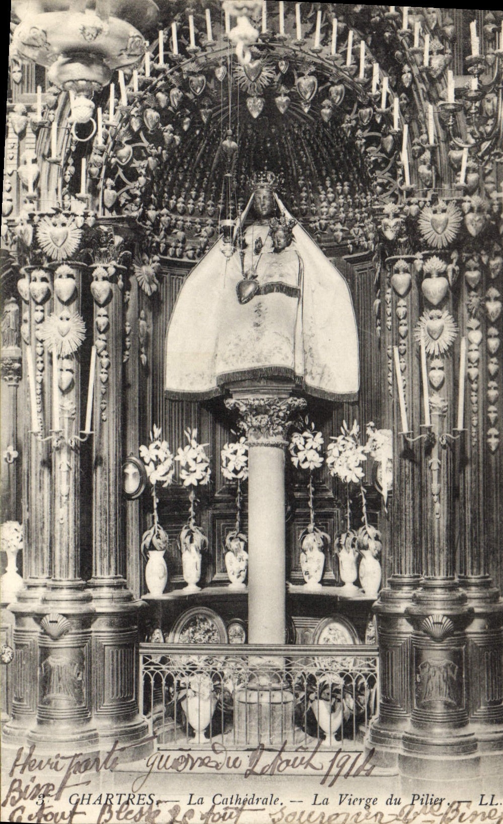 CPA Chartres La Cathedrale La Vierge du Pilier 