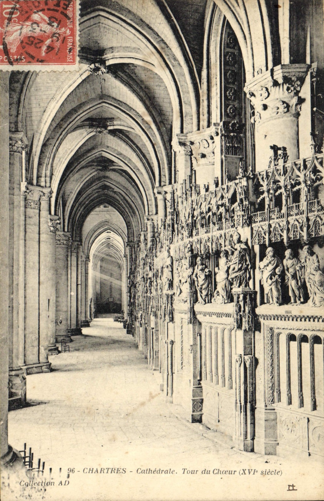 CPA Chartres Cathedrale 