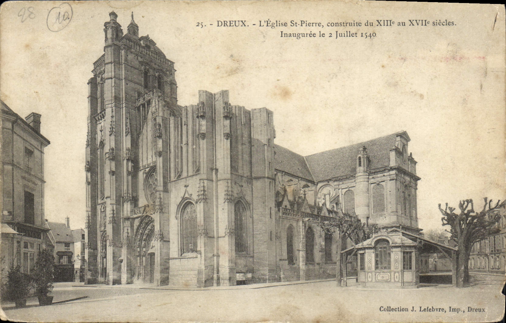 CPA Dreux L'Eglise St Pierre 
