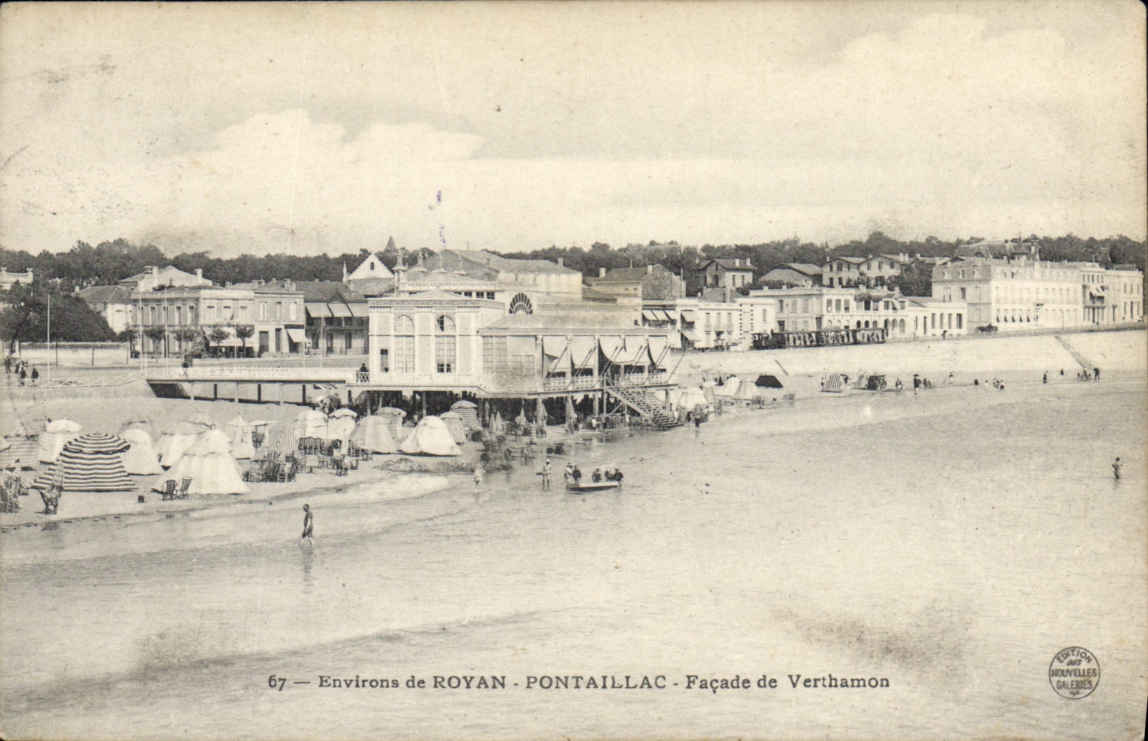 CPA Environs de Royan Pontaillac Facade de Verhamon 