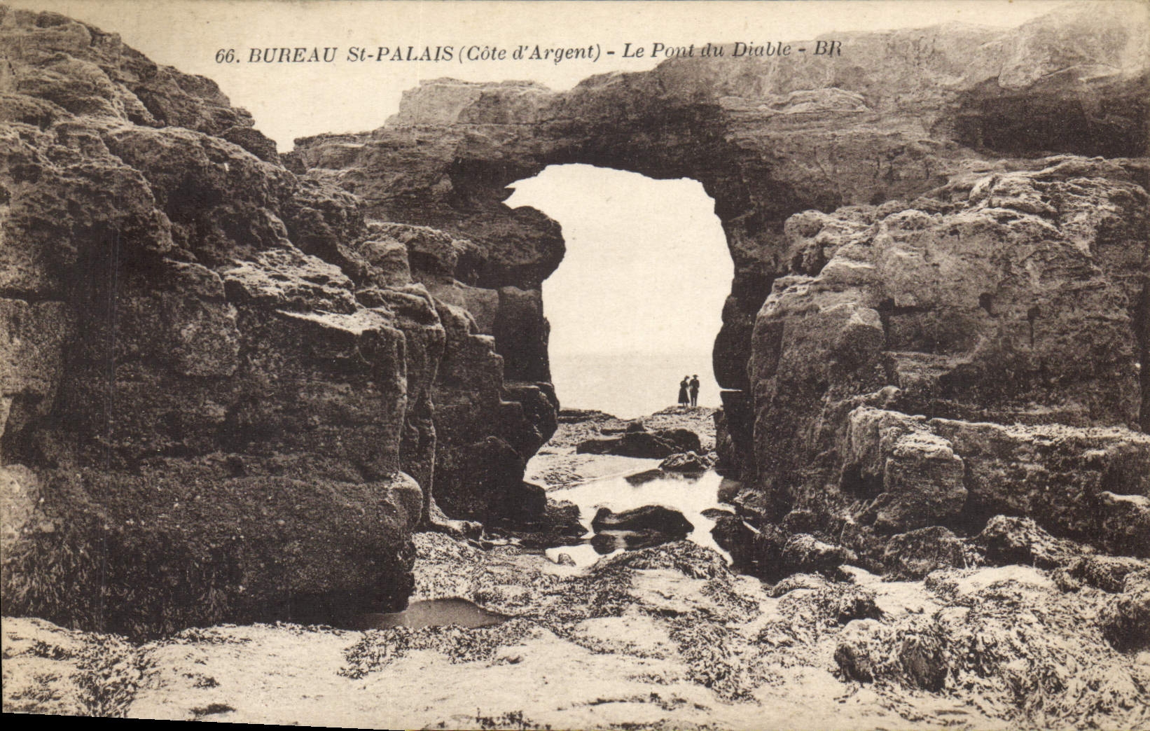 CPA Bureau St Palais Cote d'Argent Le Pont du Diable