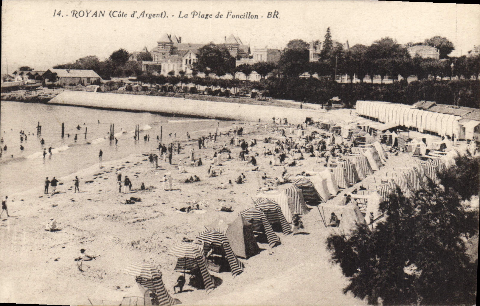 CPA Royan Cote d'Argent La Plage de Foncillon 
