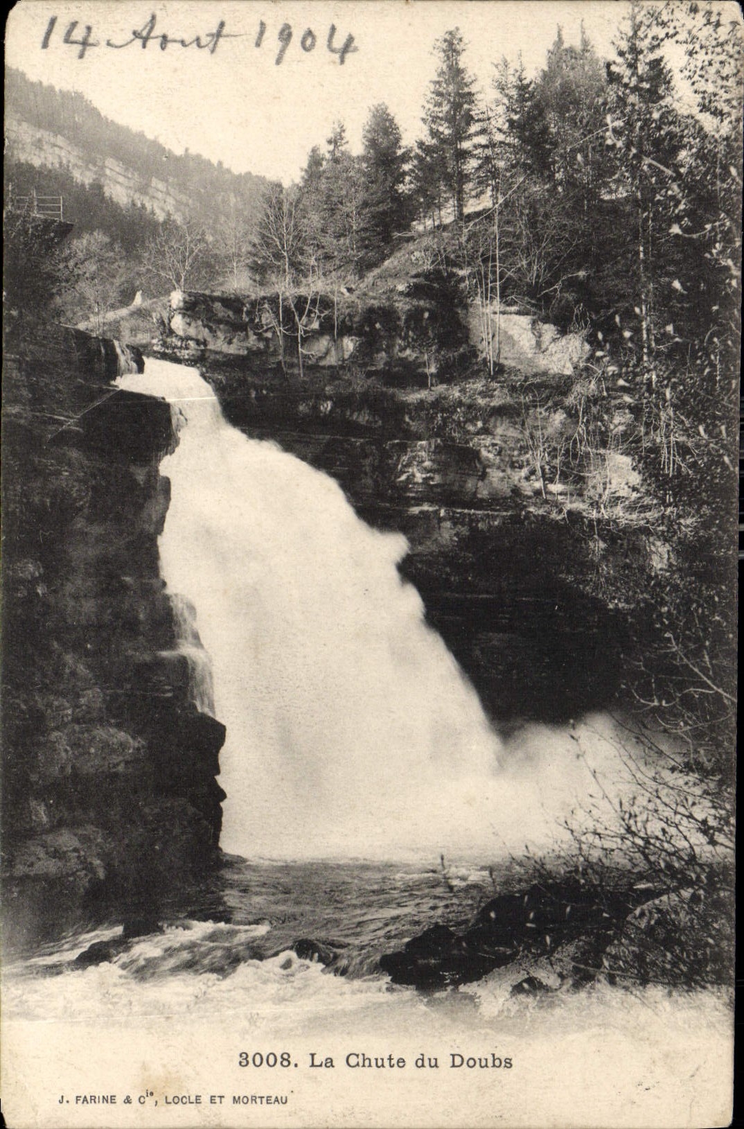 CPA La Chute du Doubs 