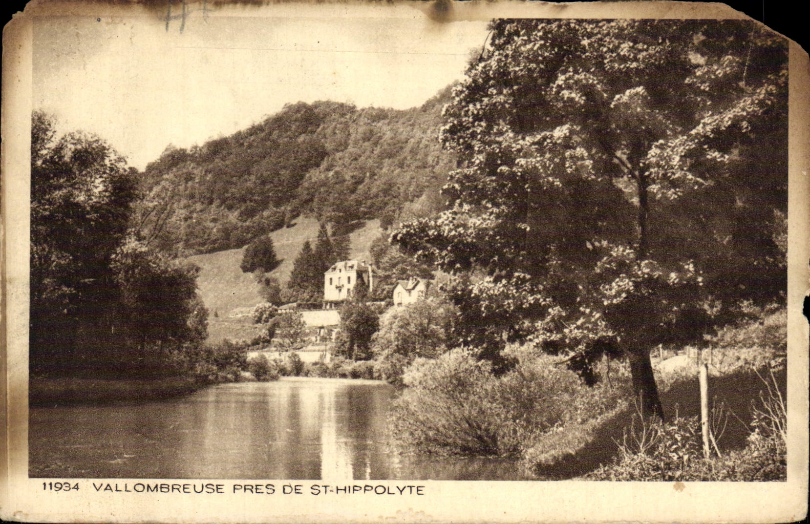 CPA Vallombre pres de St Hippolyte 