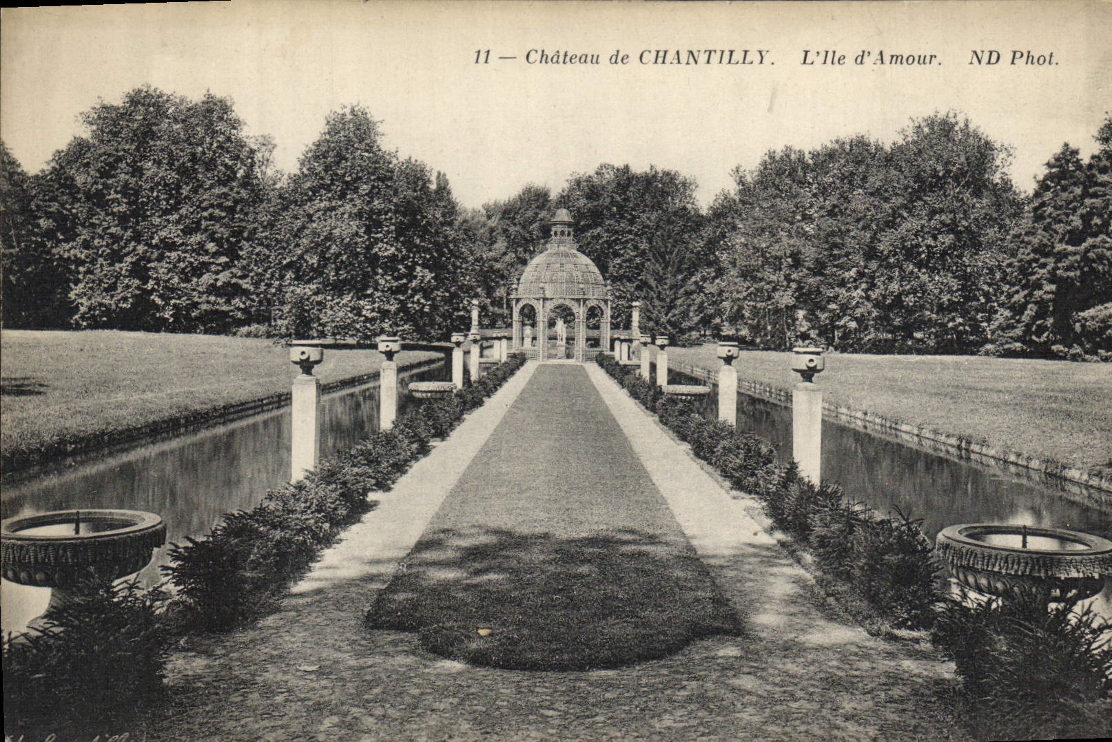 CPA Chateau de Chantilly L'lle d'Amour