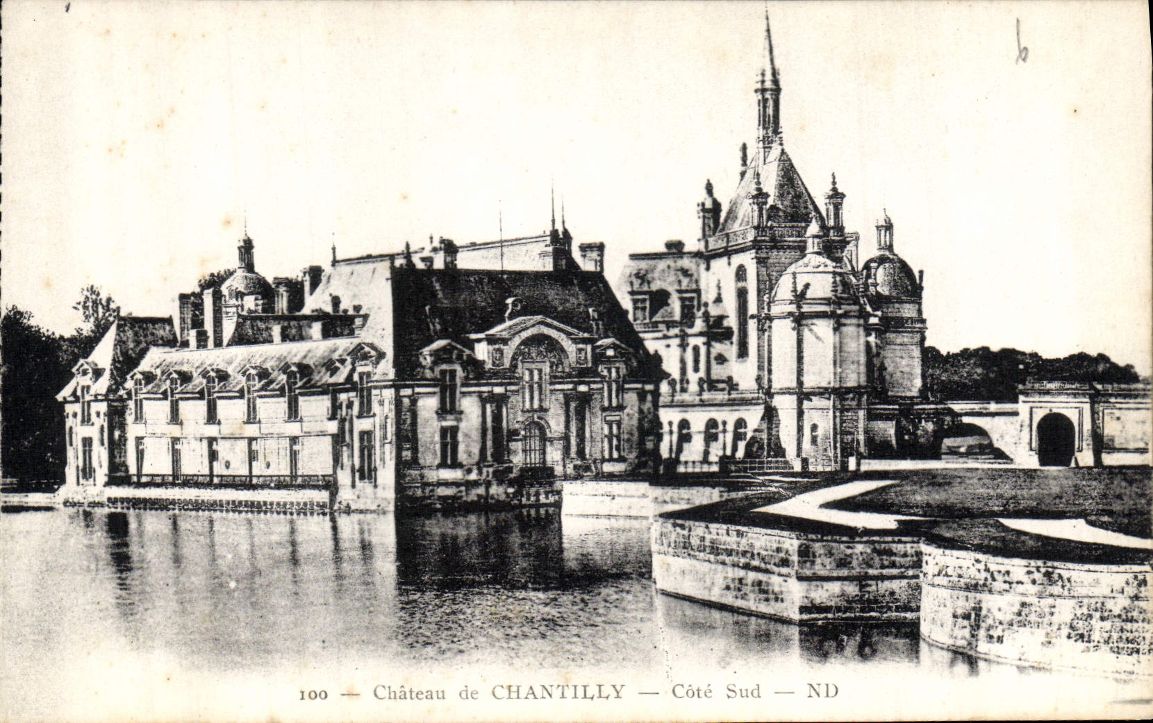 CPA Chateau de Chantilly Cote Sud 