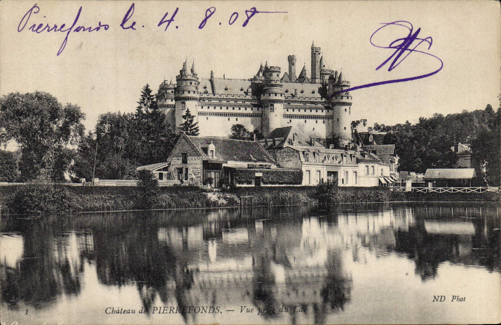 CPA Chateau de Pierrefonds 