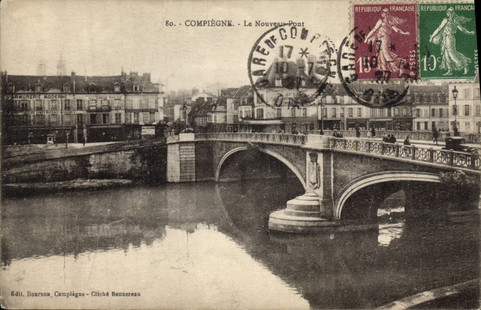 CPA Compiegne Le Nouveau Pont 