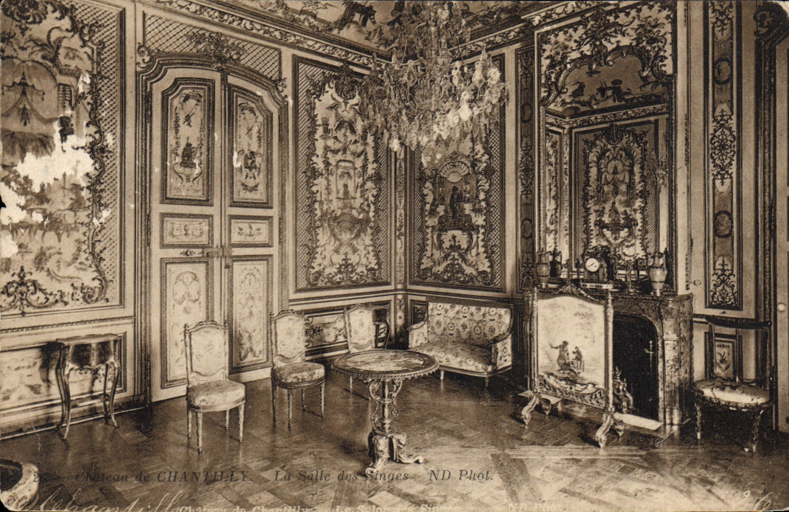CPA Chateau de Chantilly 
