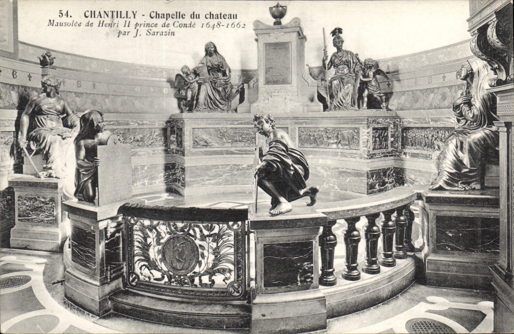 CPA Chantilly Chapelle du Chateau 