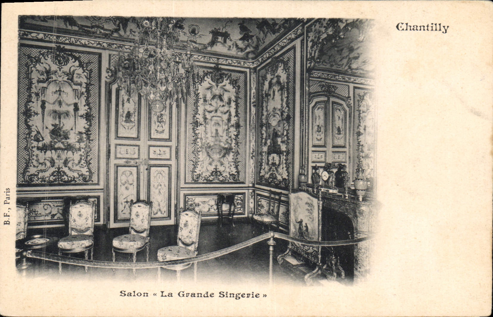 CPA Chantilly Salon La Grande Singerie 