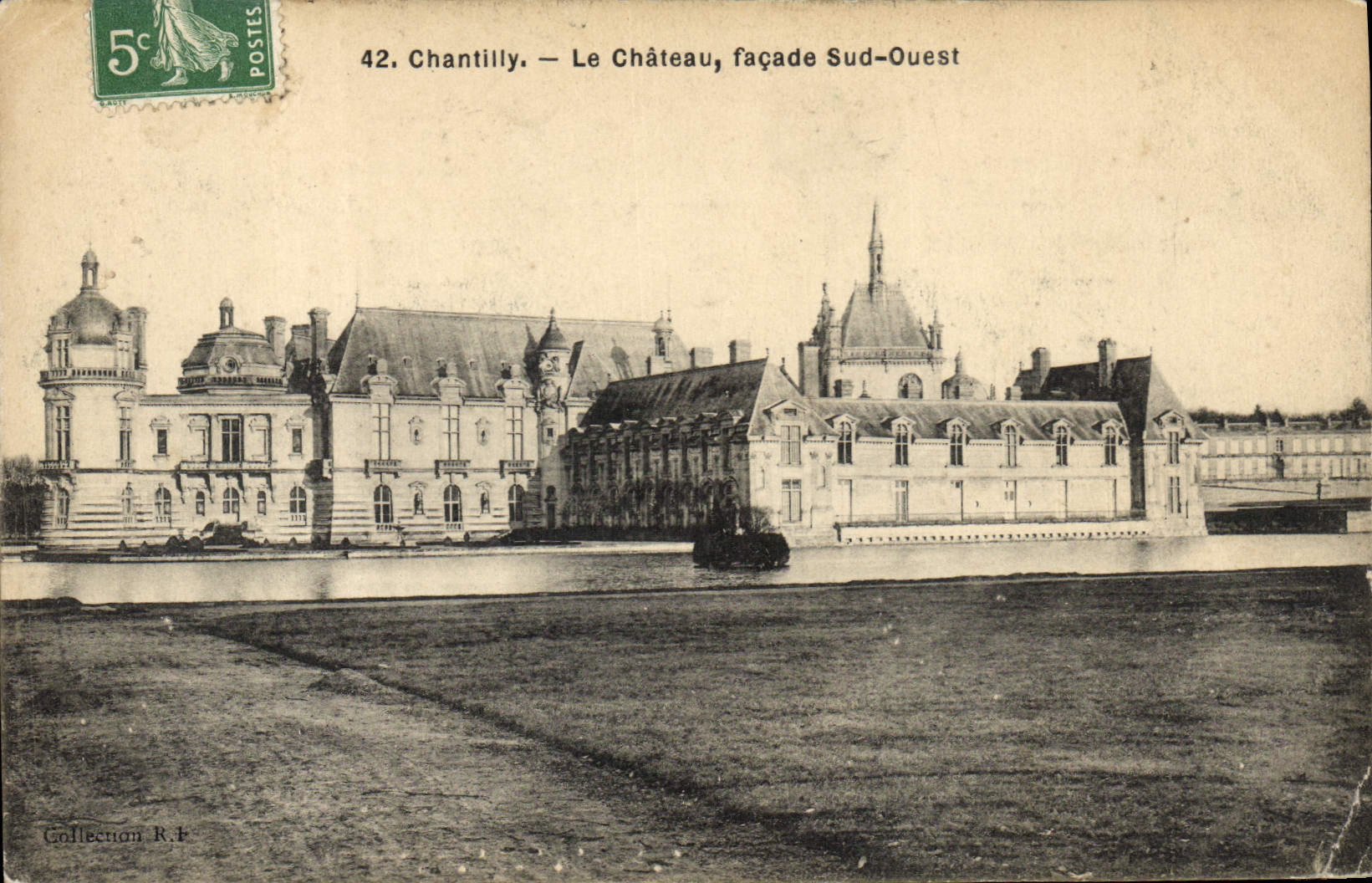 CPA Chantilly Le Chateau facade Sud Ouest 