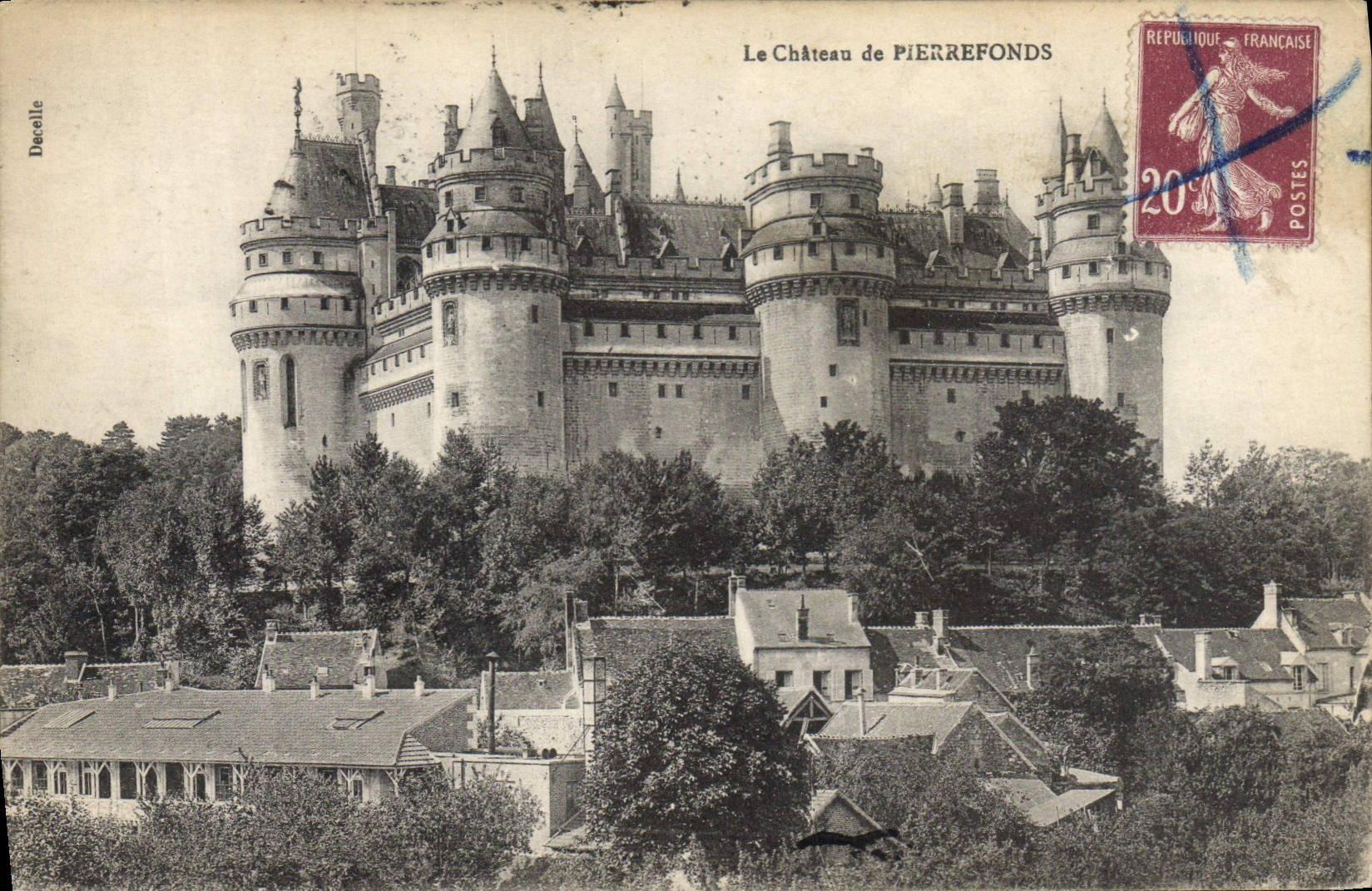 CPA Le Chateau de Pierrefonds 
