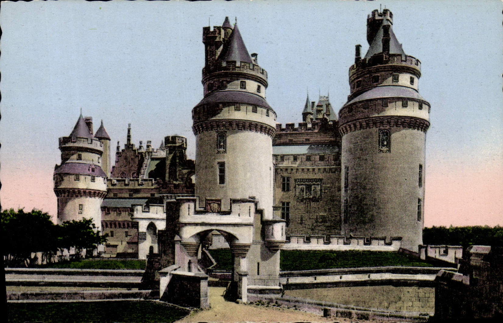 CPA Pierrefonds Chateau cote sud 