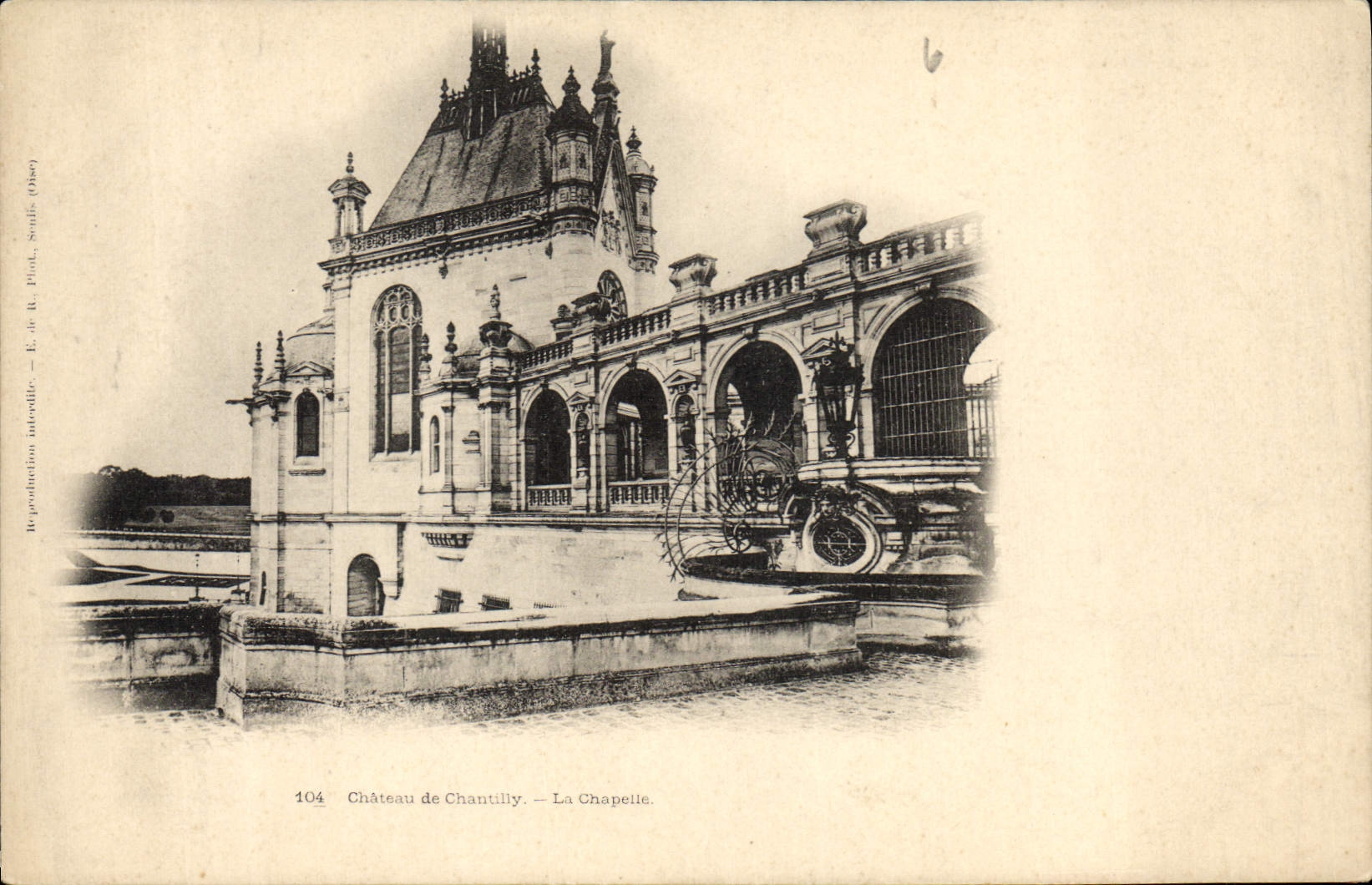 CPA Chateau de Chantilly La Chapelle 