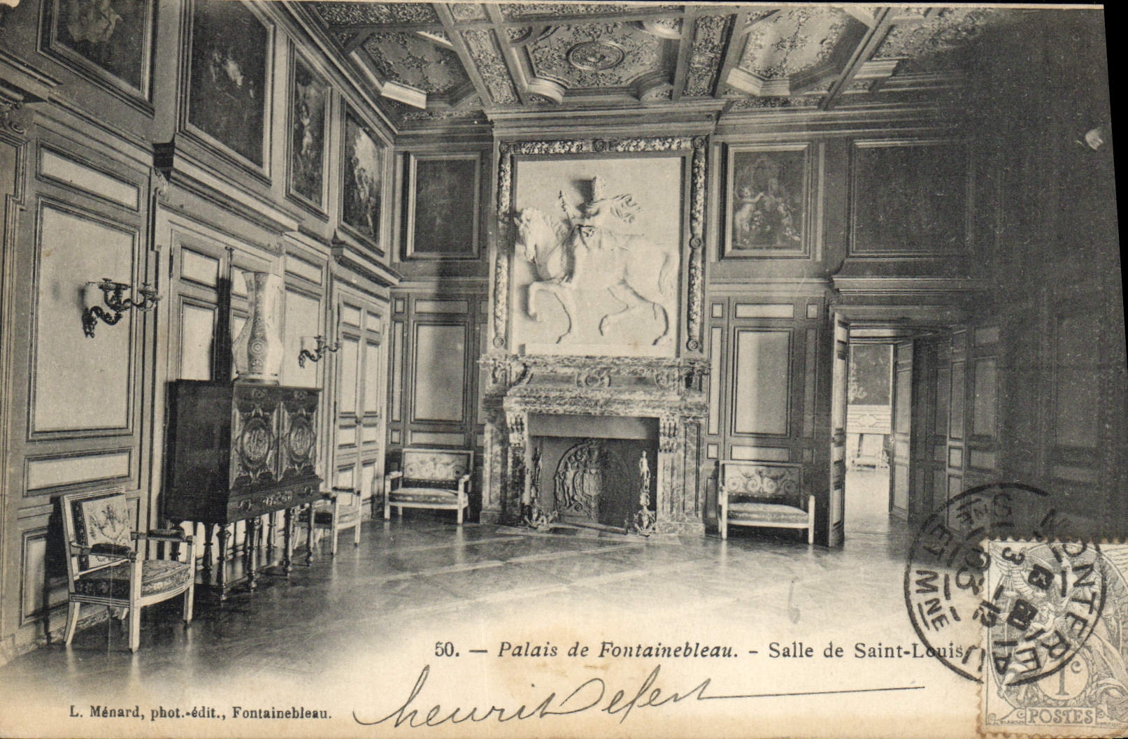 CPA Palais de Fontainebleau Salle de Saint Louis 