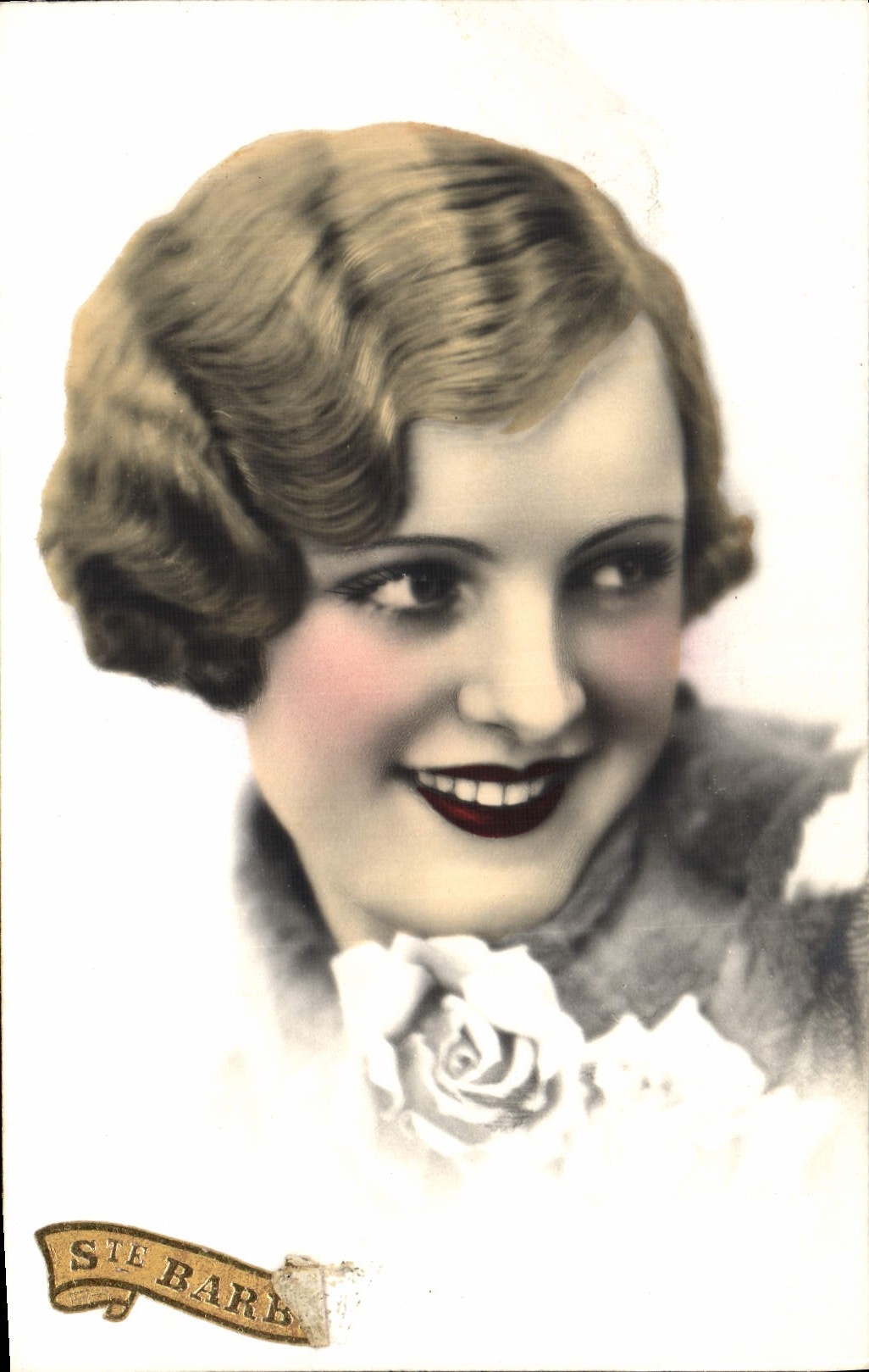 CPA Ste Barbe Femme