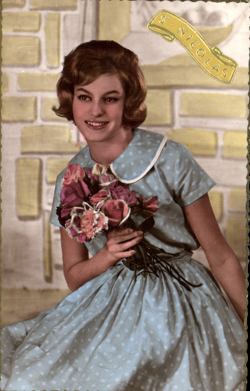 CPA St Nicolas Femme