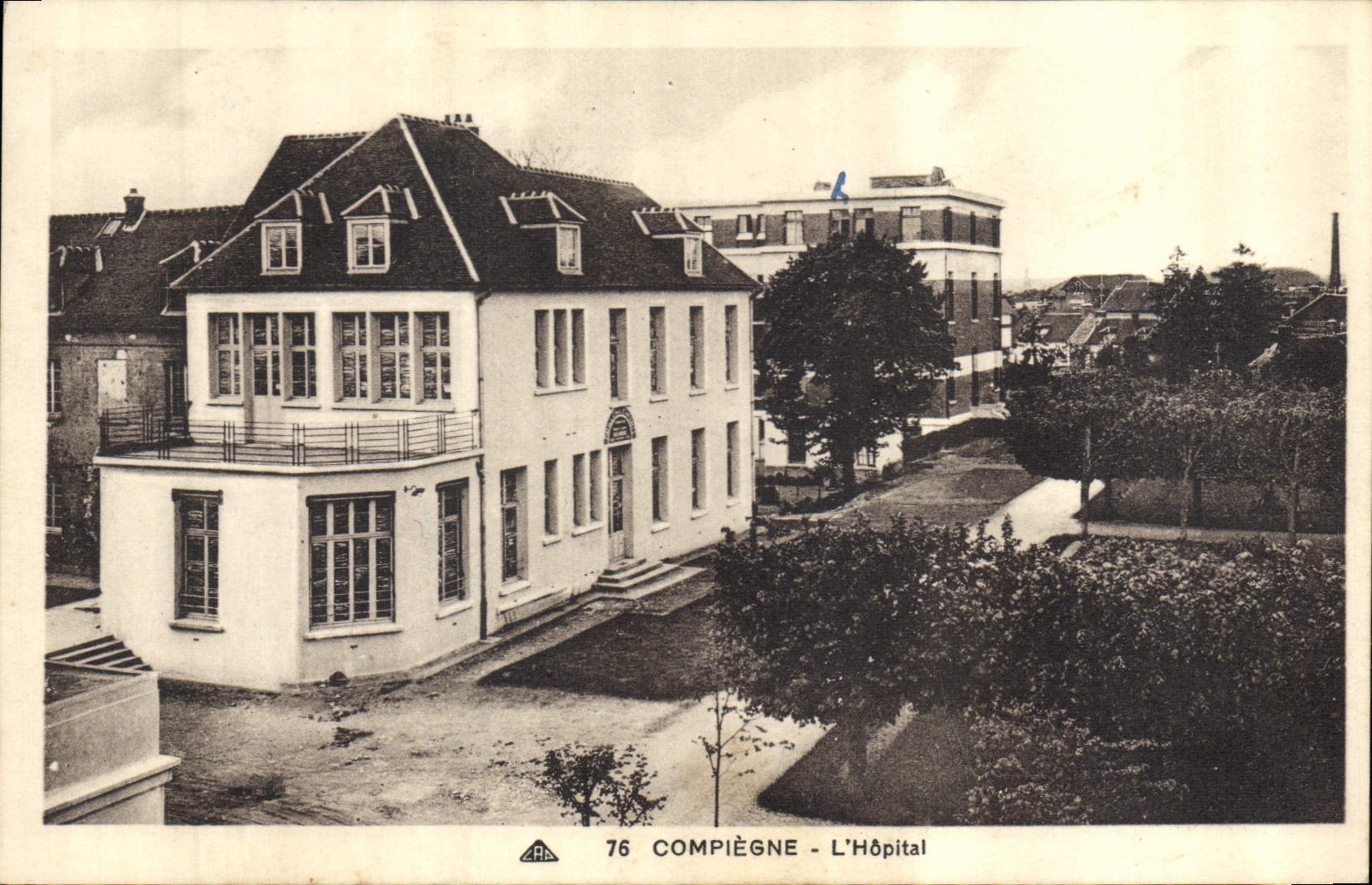 CPA Compiegne l'Hopital 