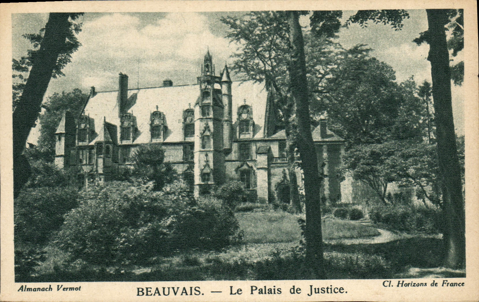 CPA Beauvais le Palais de Justice 