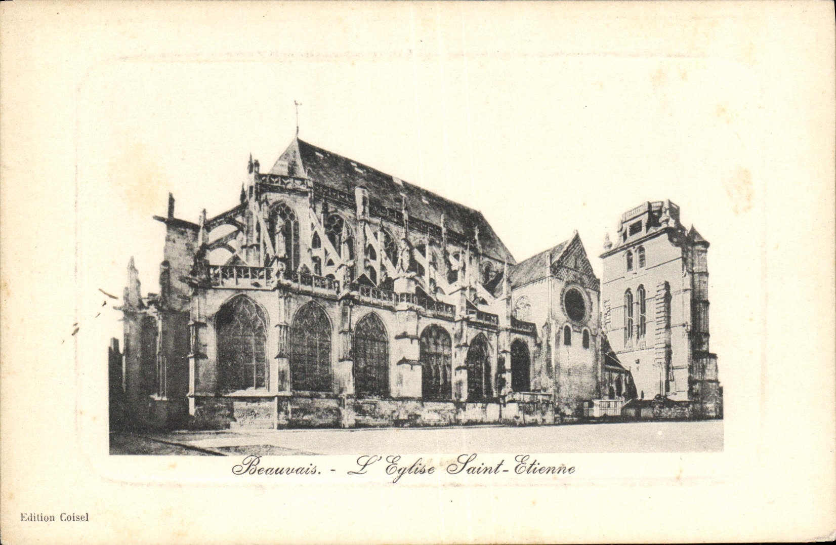 CPA Beauvais l'Eglise Saint Etienne 