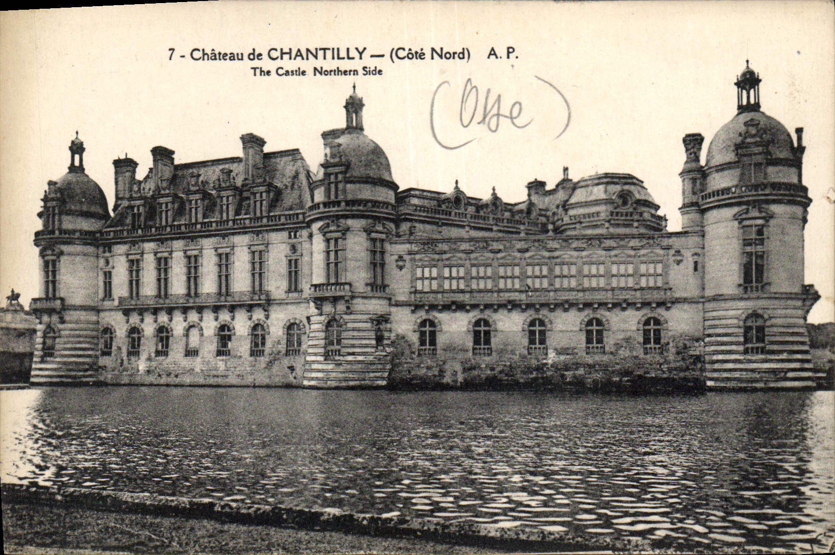 CPA Chateau de Chantilly Cote Nord 