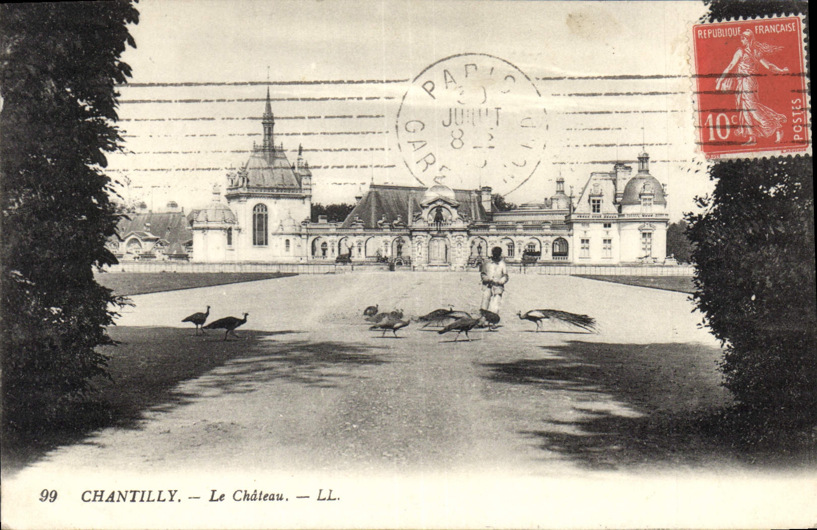 CPA Chantilly le Chateau 
