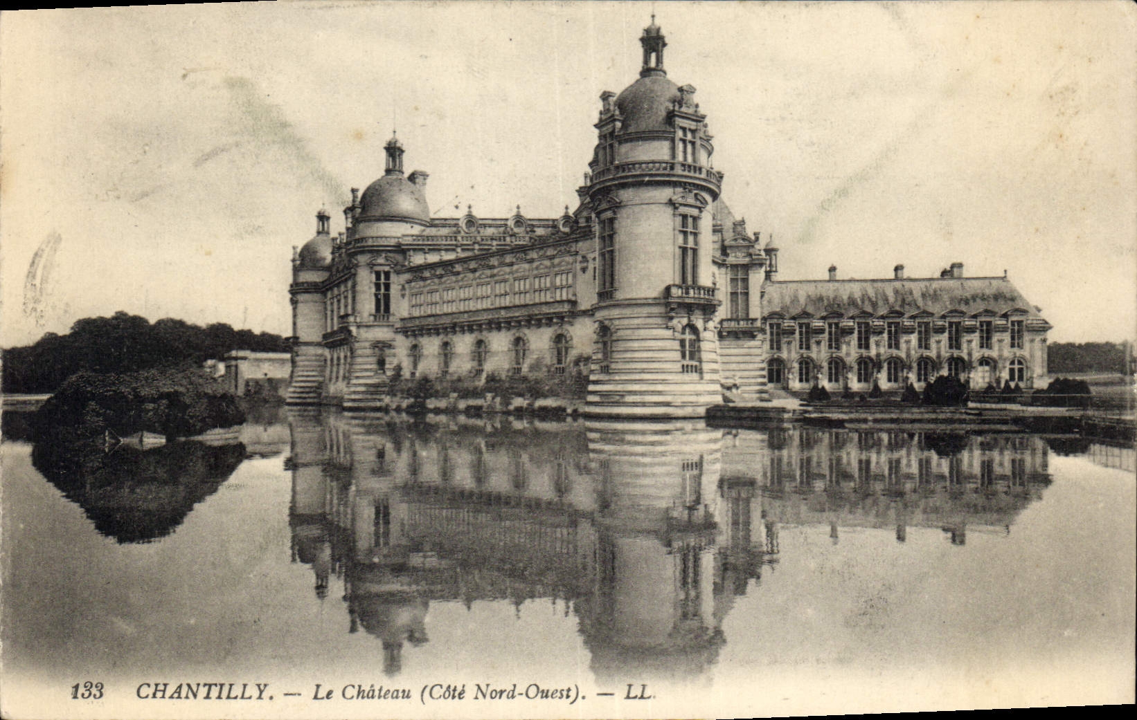 CPA Chantilly le Chateau Cote Nord Ouest 