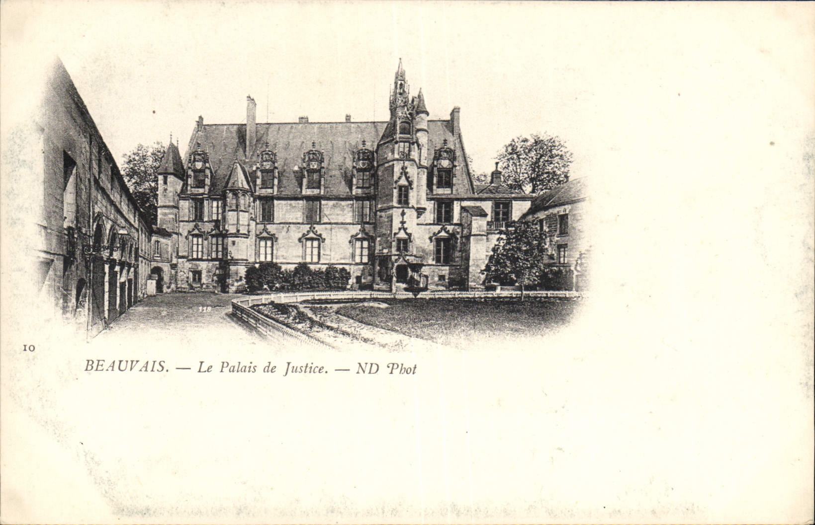 CPA Beauvais le Palais de Justice 