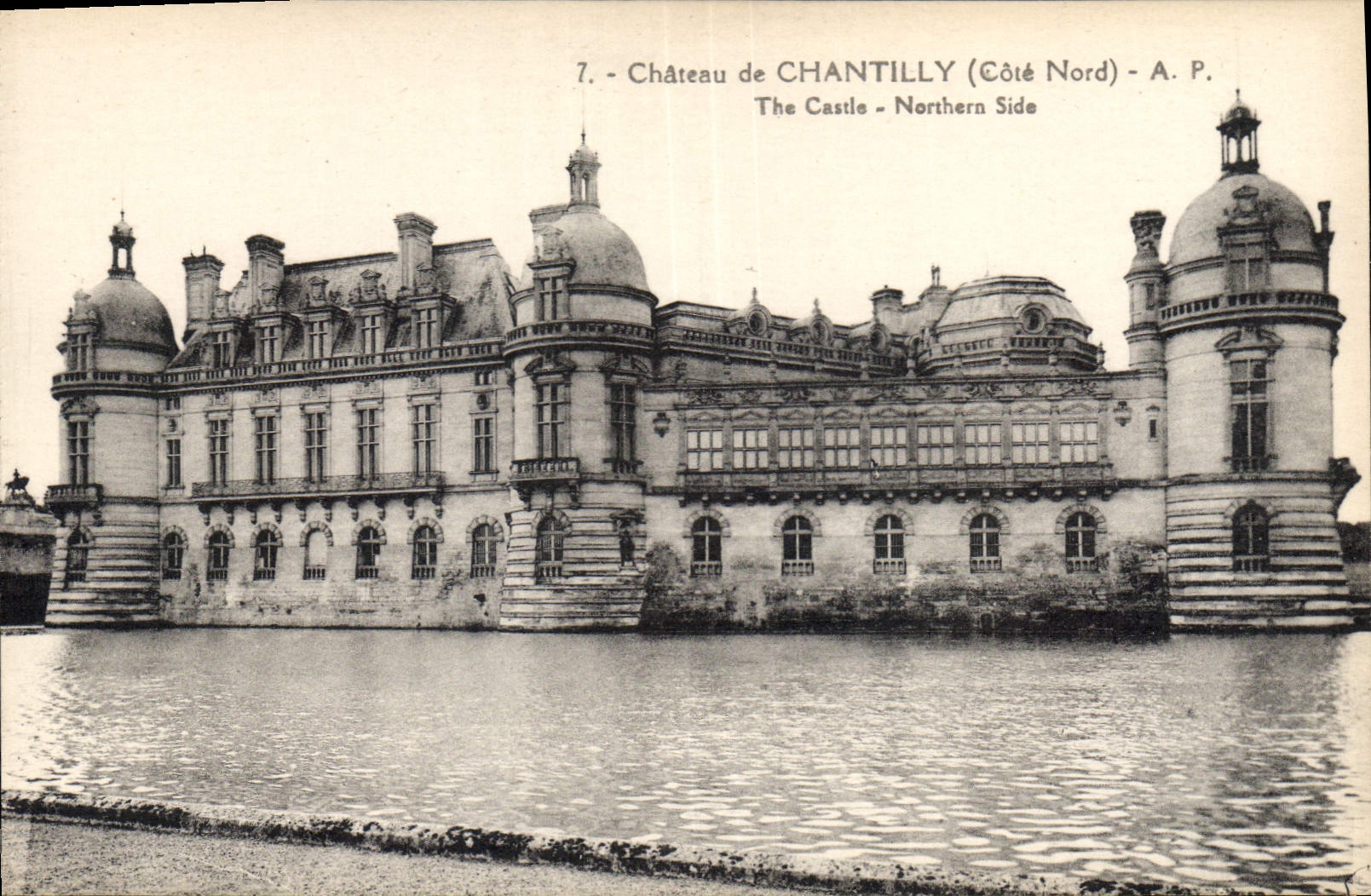 CPA Chateau de Chantilly Cote Nord 