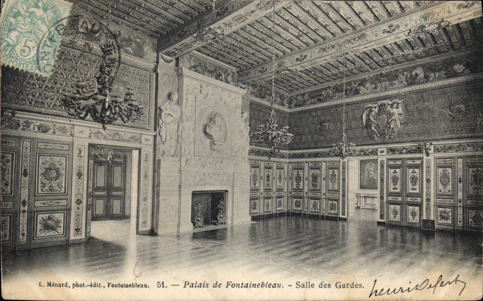 CPA Palais de Fontainebleau Salle des Gardes 