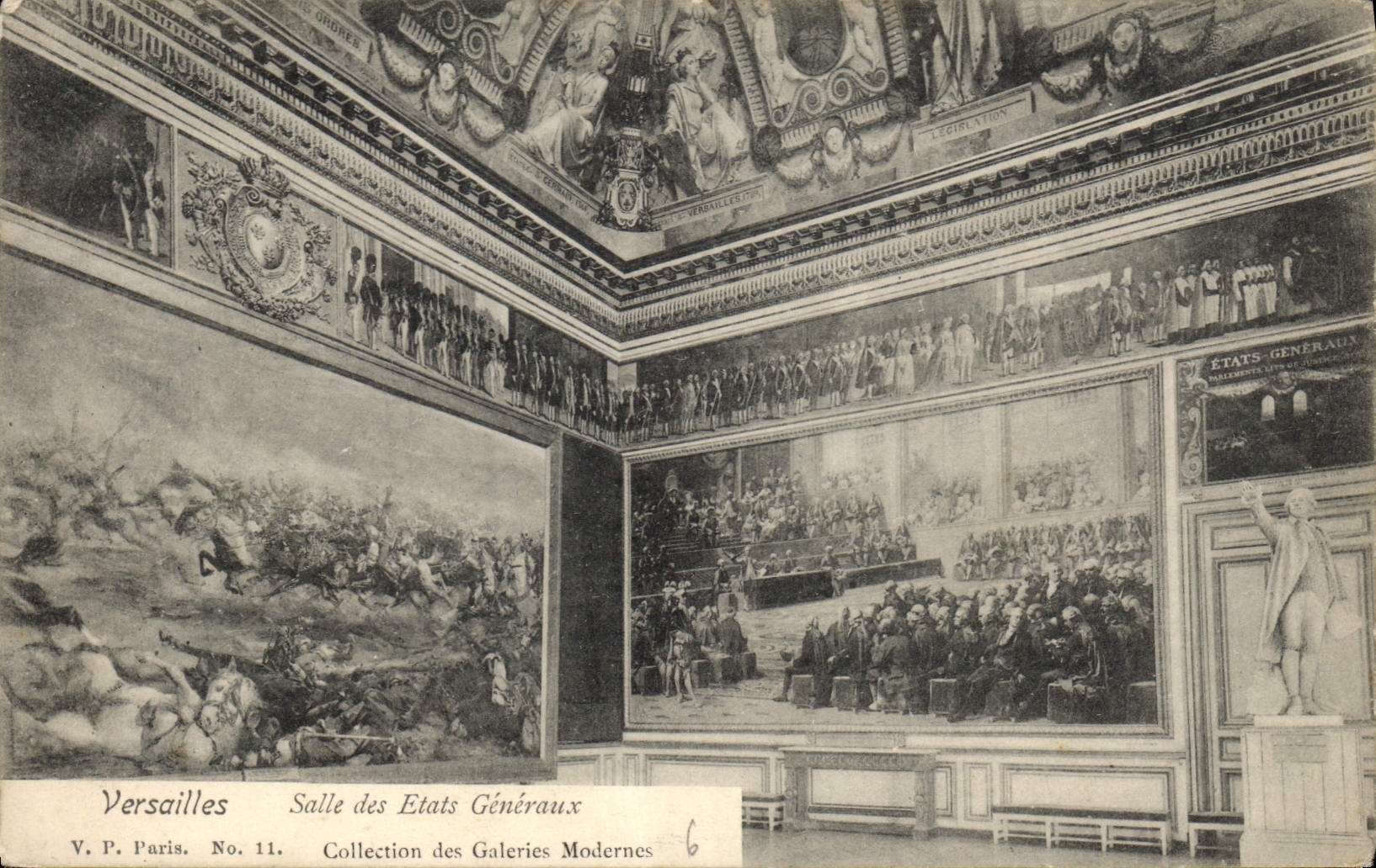 CPA Versailles Salle des Etats Generaux 
