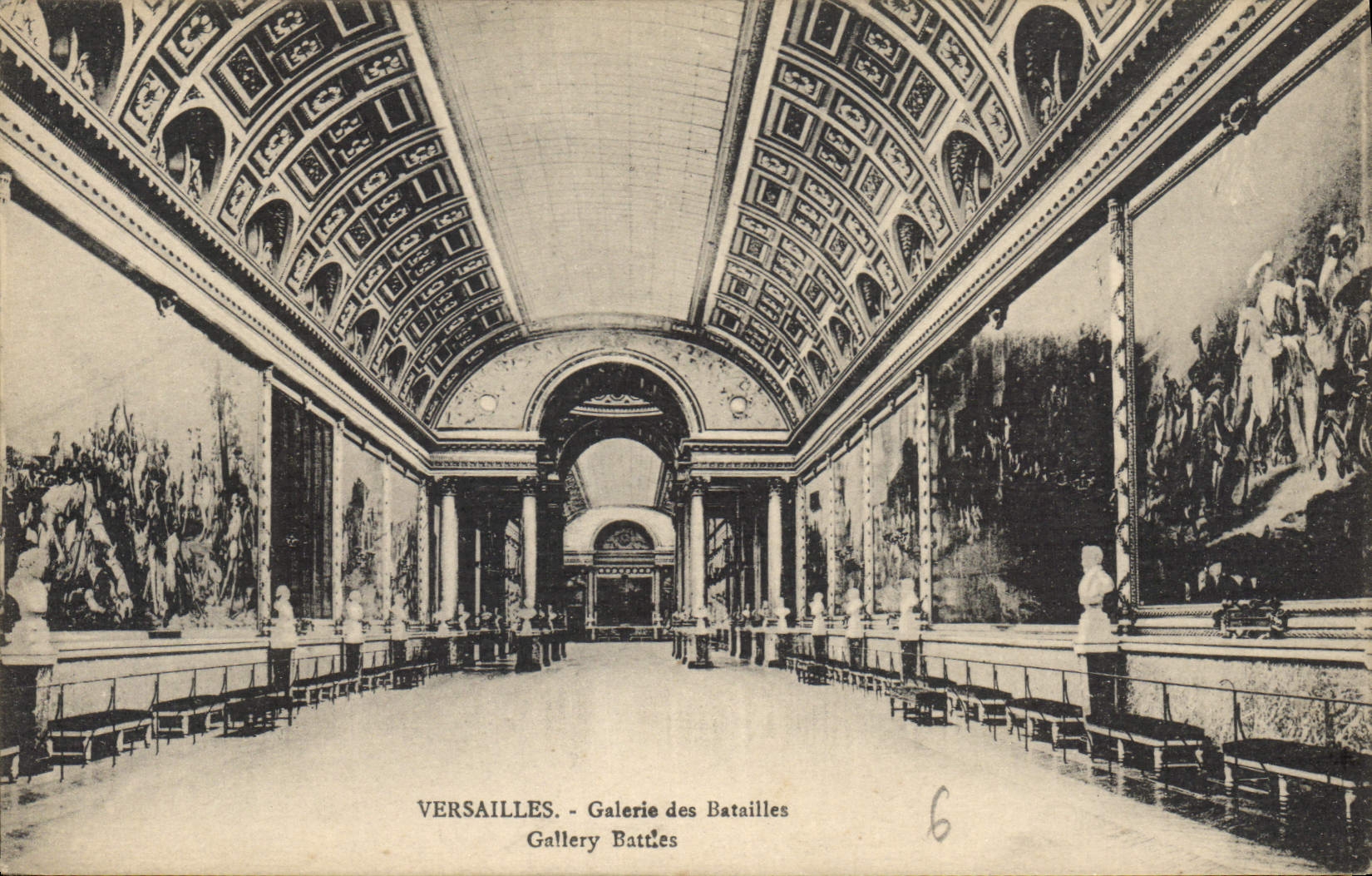 CPA Versailles Galerie des Batailles 