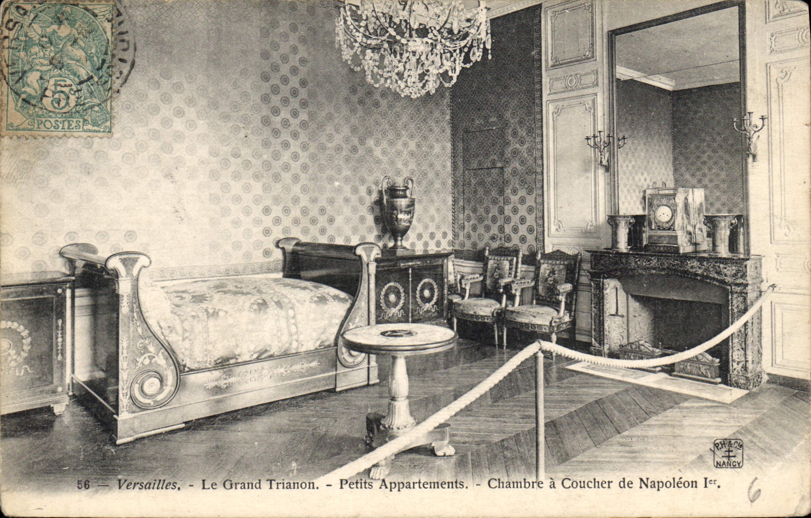 CPA Versailles le Grand Trianon Petits Appartements Chambre a Coucher de Napoleon Ier 