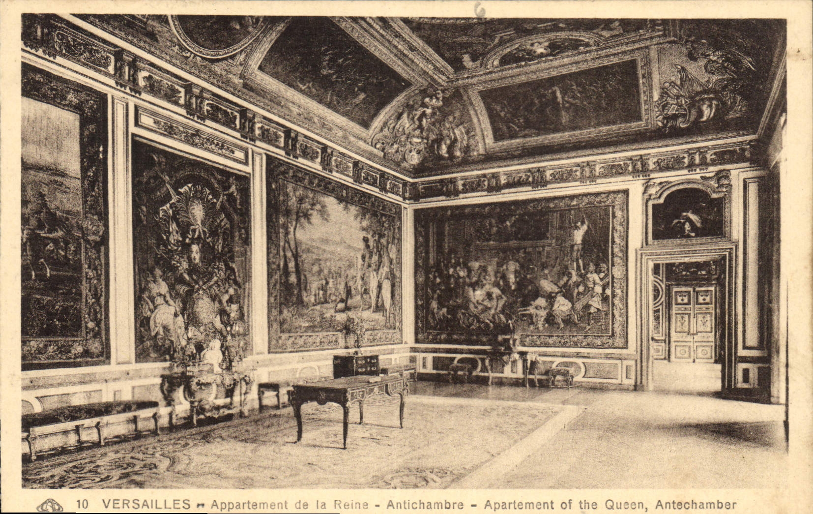 CPA Versailles Appartement de la Reine Antichambre 
