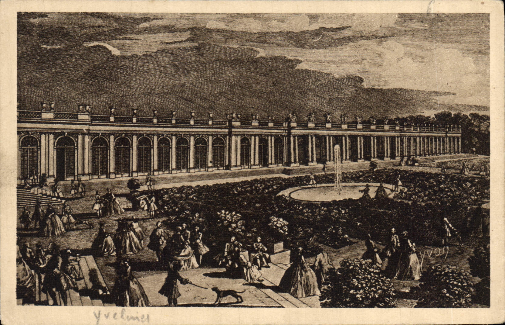 CPA Splendeurs et Charmes de Versailles le Grand Trianon d'apres une estampe ancienne 