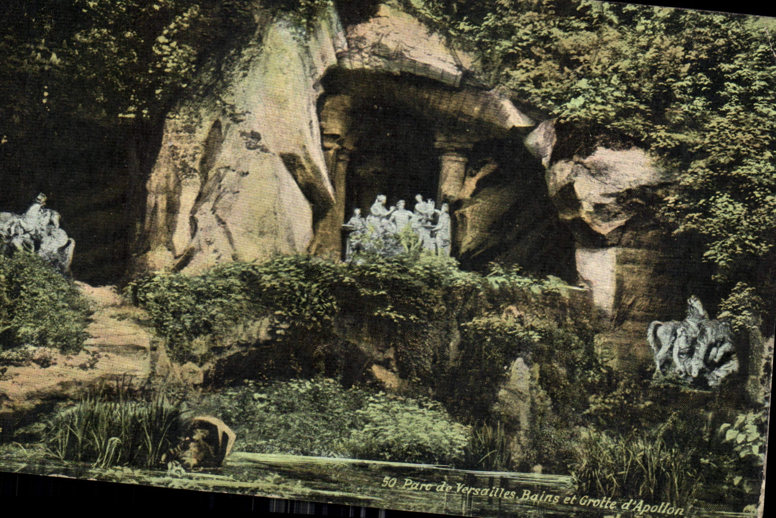 CPA Parc de Versailles Bains et Grotte d'Apollon 