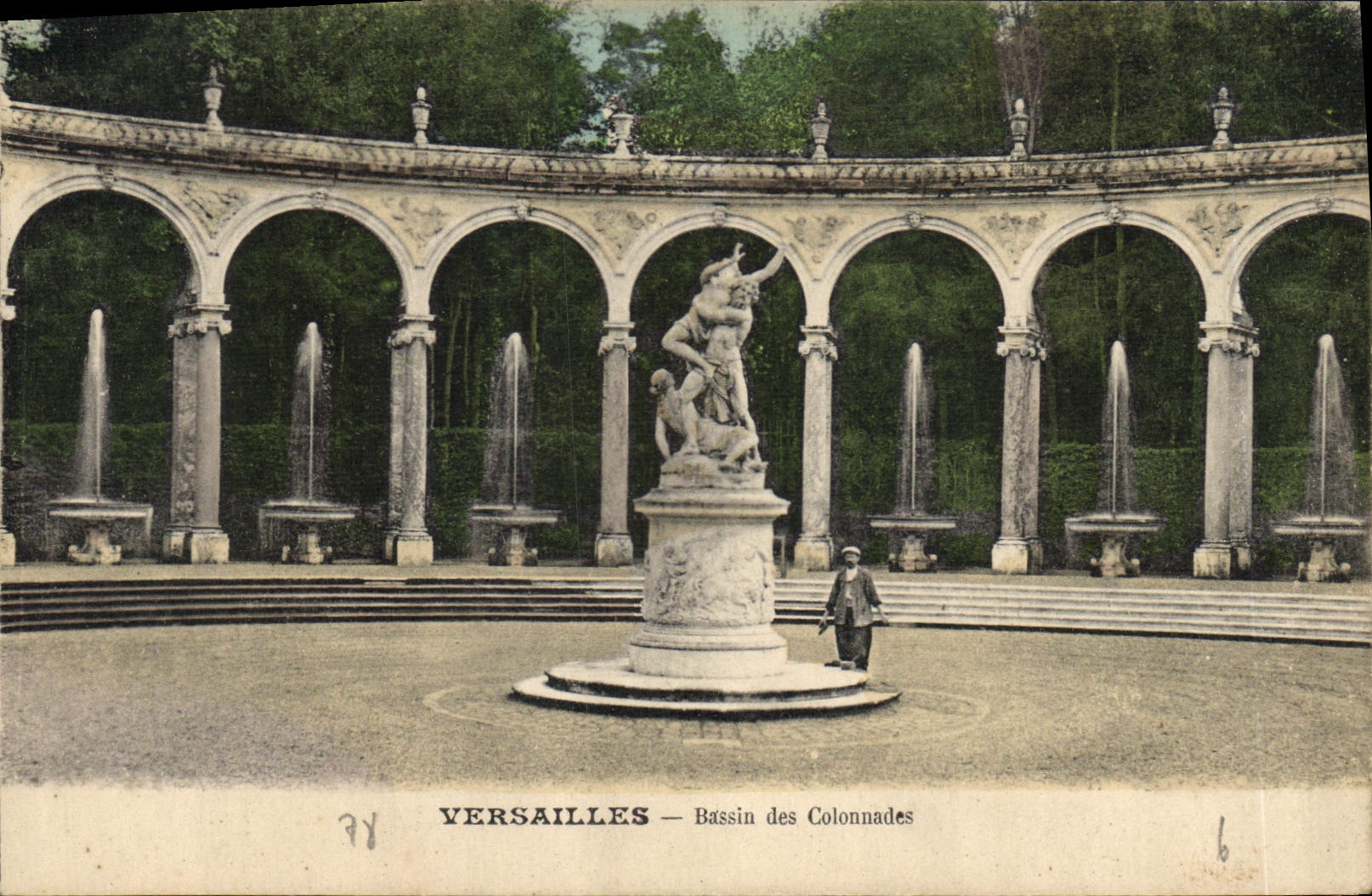 CPA Versailles Bassin des Colonnades 