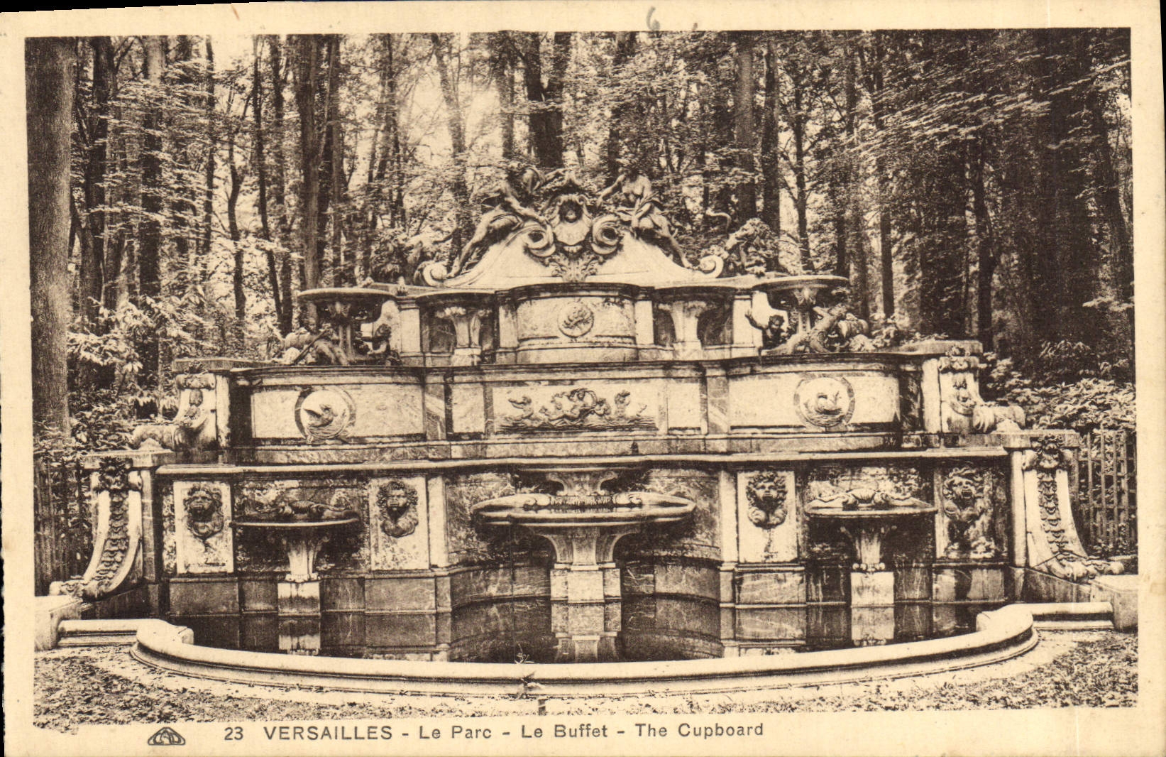 CPA Versailles le Parc le Buffet 