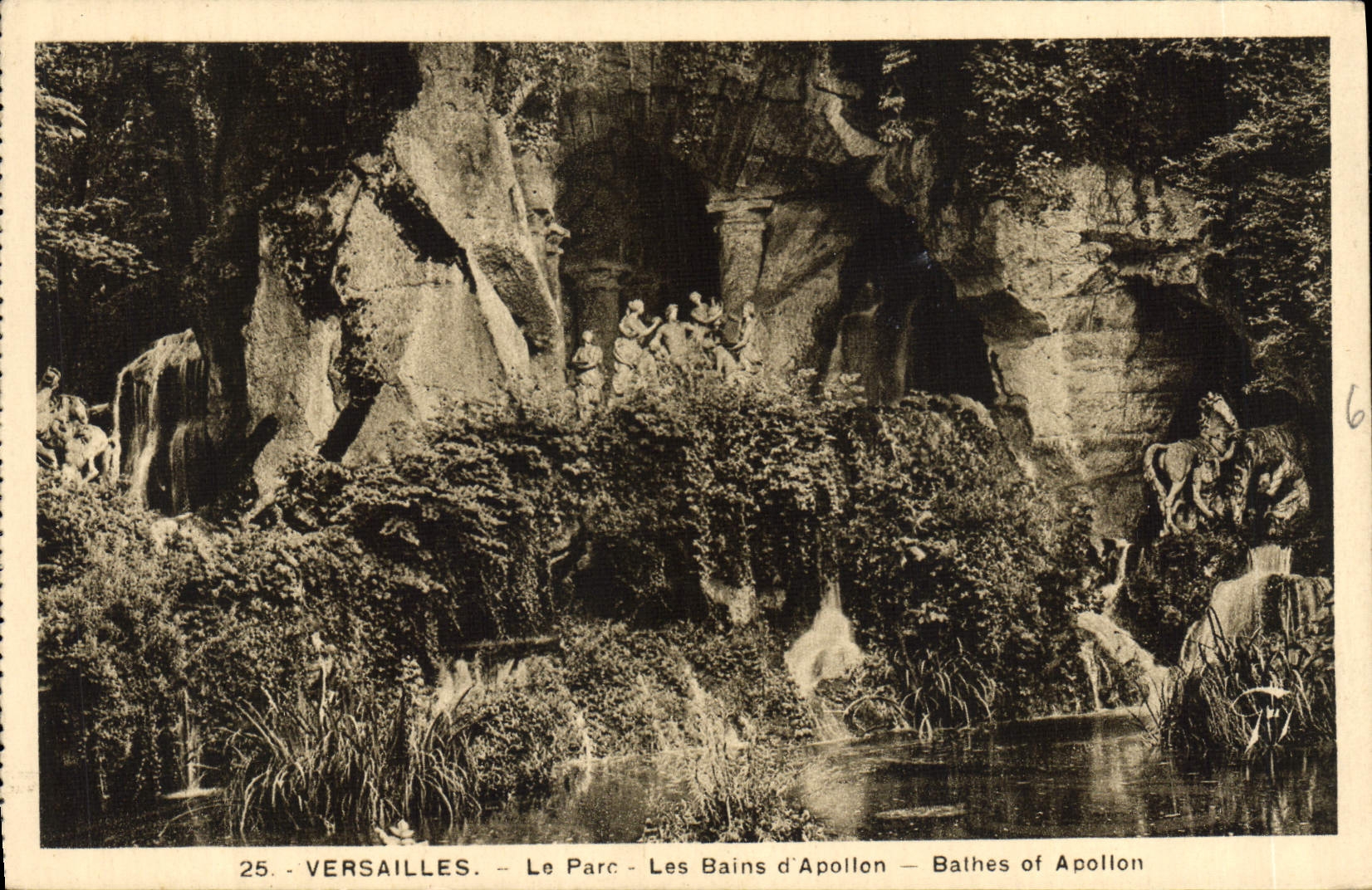 CPA Versailles le Parc les Bains d'Apollon 