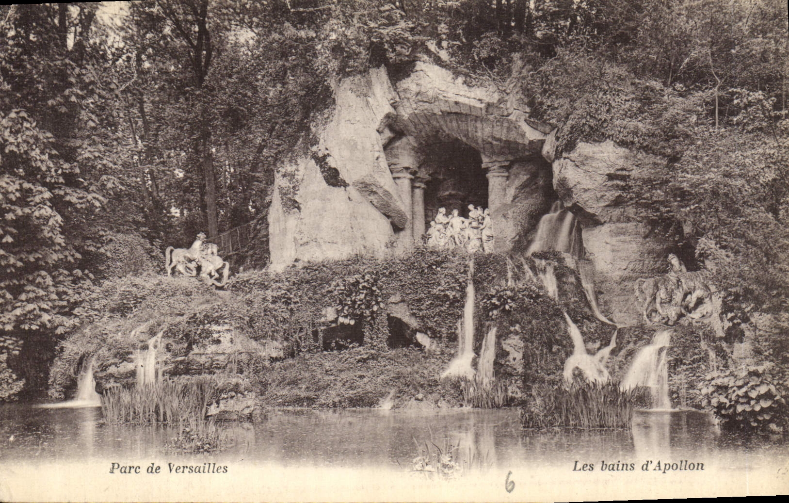 CPA Parc de Versailles les bains d'Apollon 