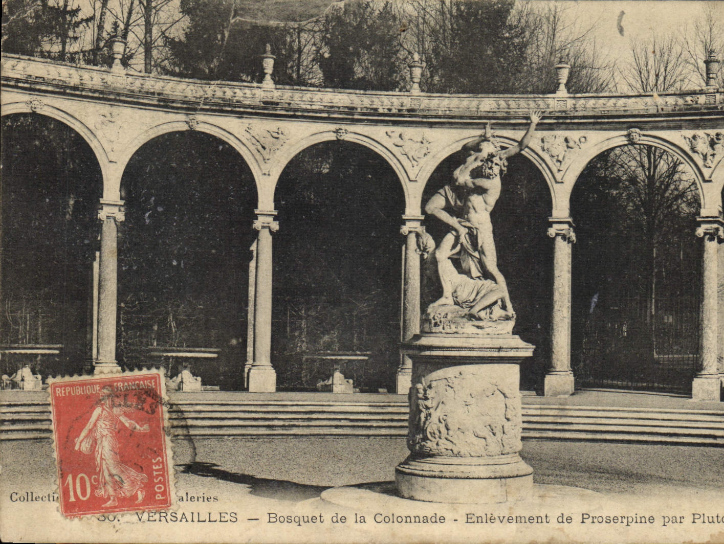 CPA Versailles Bosquet de la Colonnade Enlevement de Proserpine par Pluton 