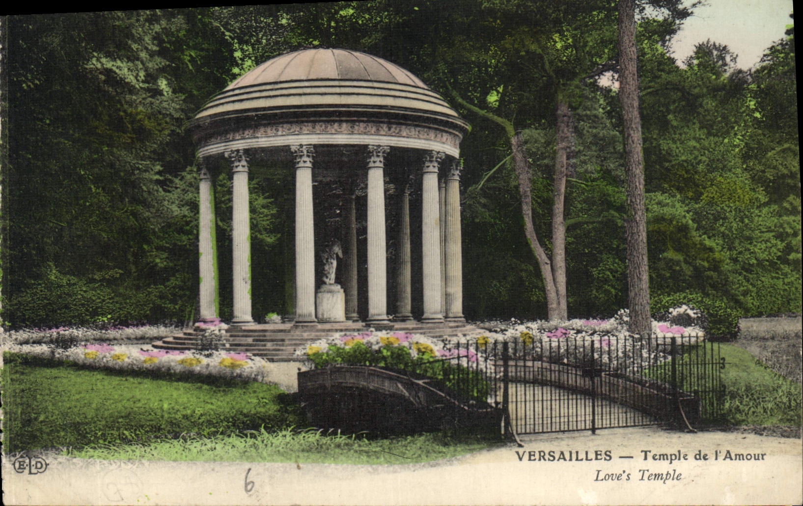 CPA Versailles Temple de l'Amour 