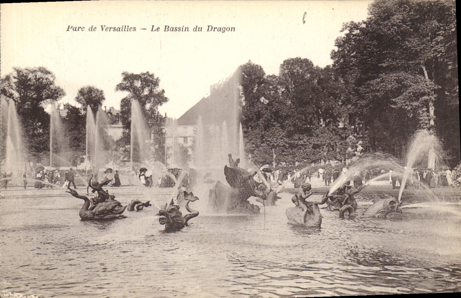 CPA Parc de Versailles le Bassin du Dragon 